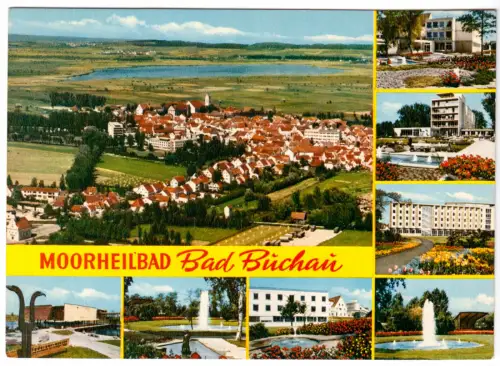 AK, Bad Buchau, acht Abb., um 1974