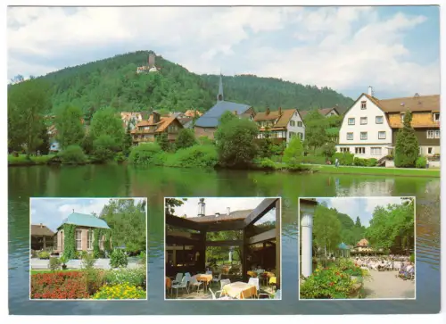 AK, Bad Liebenzell Schwarzwald, vier Abb., um 1985