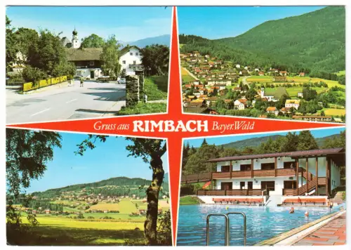 AK, Rimbach Bayer. Wald, vier Abb., um 1980