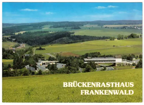 AK, Rudolphstein, Autobahn-Raststätte Frankenwald, um 1980