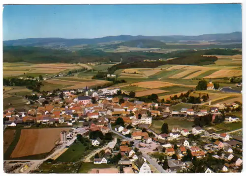 AK, Moosbach Oberpf. Wald, Luftbildansicht, 1974