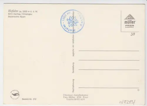 AK, Aschau Chiemgau, Hofalm, vier Abb., um 1980