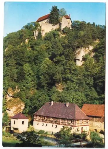 AK, Rabeneck Fränk. Schweiz, Waldpension-Café Rabeneck, um 1983