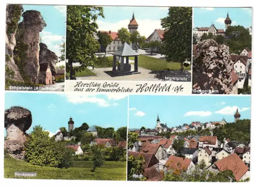 AK, Hollfeld Ofr., fünf Abb., 1968