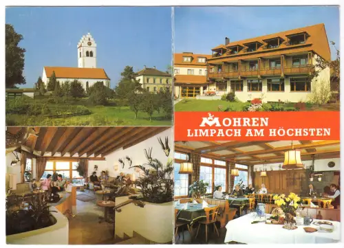 AK, Limpach am Höchsten, Gutsgasthof Mohren, vier Abb., um 1985
