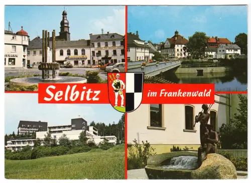 AK, Selbitz im Frankenwald, vier Abb., 1980