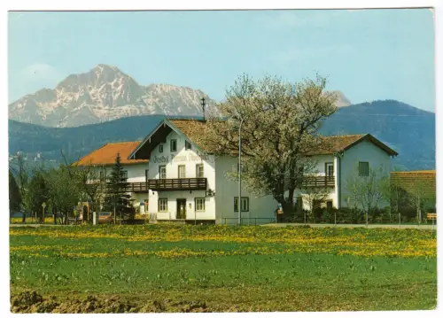 AK, Perach, Gasthof Alpenblick, Salzstr. 12, um 1972