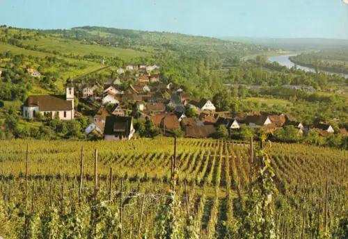 AK, Bellingen Baden, Gesamtansicht, um 1970