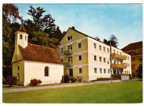 AK, Jordanbad, Kapelle 17. Jahrh., Oberes Kurhaus, 1971