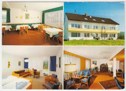 AK, Bad Dürrheim Schwarzwald, Pension Ch. Moser-Laenen, vier Abb., 1981