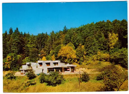 AK, Obertrubach-Reichelsmühle, Café - Restaurant - Pension Treiber, um 1975