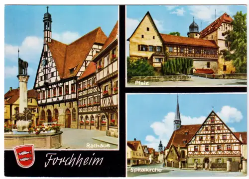 AK, Forchheim Ofr., drei Abb., um 1978