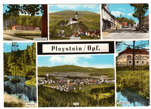 AK, Pleystein Opf., sechs Abb., um 1970