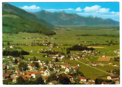 AK, Bergen Obb., Luftbildansicht, 1983