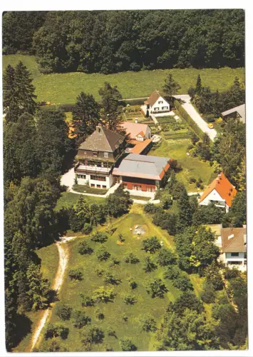 AK, Söcking, Haus Freudenberg, Sozialhilfswerk Bayern, Luftbild, um 1972