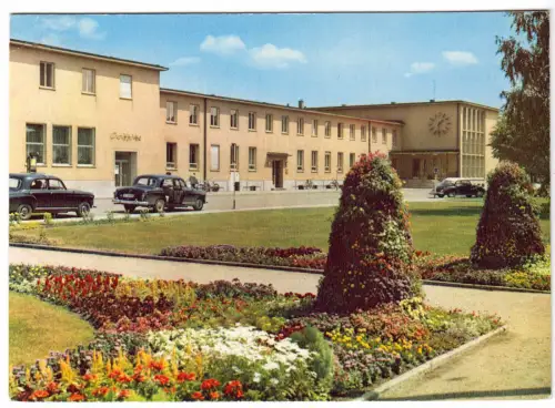AK, Ingolstadt a.d. Donau, Hauptbahnhof, um 1970