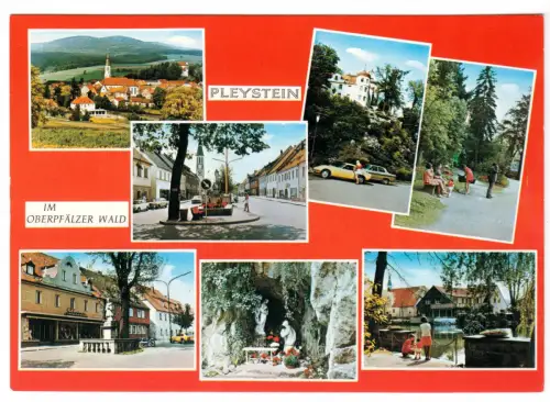 AK, Pleystein Opf., sieben Abb., gestaltet, um 1985