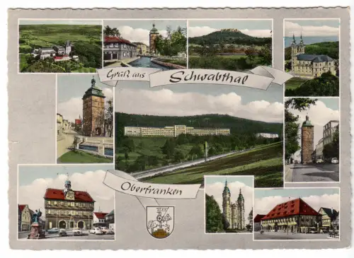 AK, Schwabthal Ofr., zehn Abb., gestaltet, 1962
