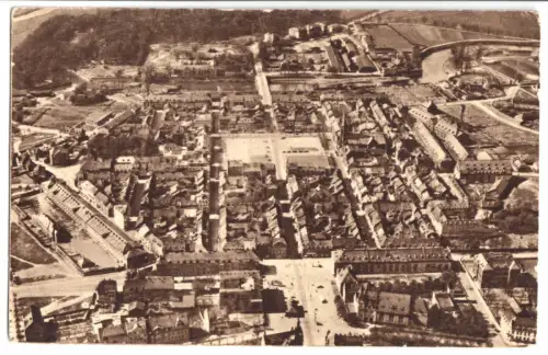 AK, Saarlouis, Luftbildansicht, um 1936