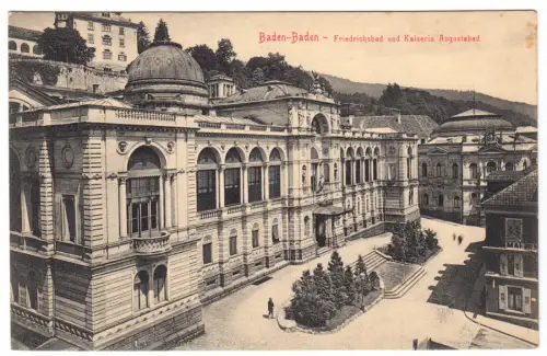 AK, Baden-Baden, Friedrichsbad und Kaiserin Augustabad, 1903