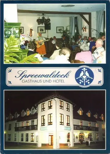 AK, Lübbenau, Hotel "Spreewaldeck", 2 Abb., 1995, V1