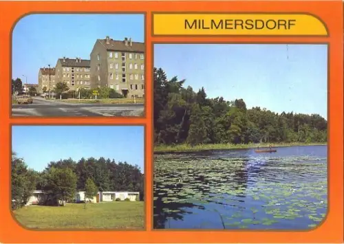 AK, Milmersdorf, Kr. Templin, 3 Abb., u.a. Neubauten