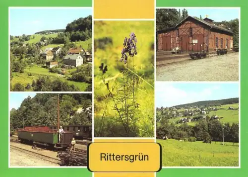 AK, Rittersgrün, Kr. Schwarzenberg, 5 Abb., 1985, V.2