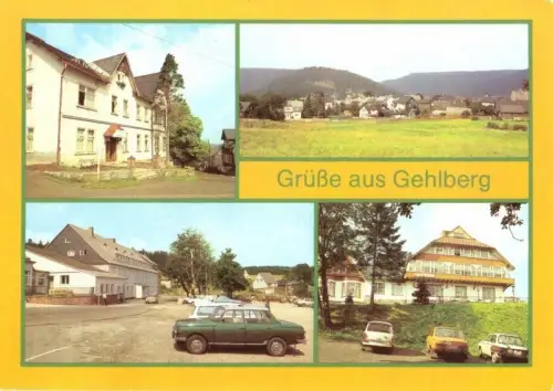 AK, Gehlberg Kr. Suhl, vier Abb., 1984