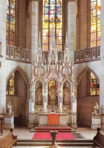 AK, Lutherstadt Wittenberg, Altar der Schloßkirche, 1986