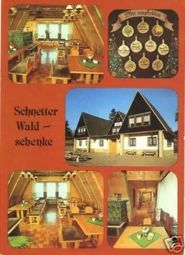 AK, Schnett, "Schnetterwaldschenke", 5 Abb., 1987