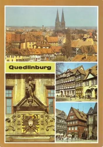 AK, Quedlinburg, vier Abb., 1987
