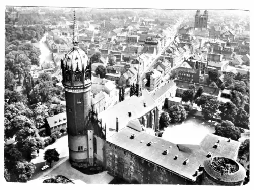 AK, Wittenberg Lutherstadt, Luftbildansicht, 1978