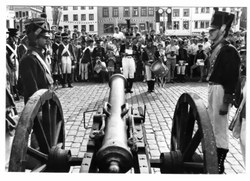 AK, Freiberg Sachs., 800-Jahr-Feier 1986, Aufzug, 1987