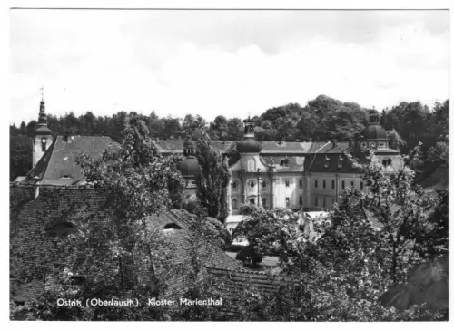 AK, Ostritz Oberlausitz, Kloster Marienthal, Teilansicht, 1968