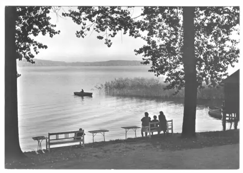 AK, Plau Kr. Lübz, Blick auf den Plauer See, 1972