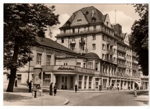 AK, Bad Elster, Sanatorium "Karl-Marx-Hof", Sommeransicht, 1962