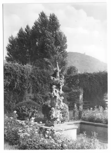 AK, Freital, Partie am Storchenbrunnen, 1974