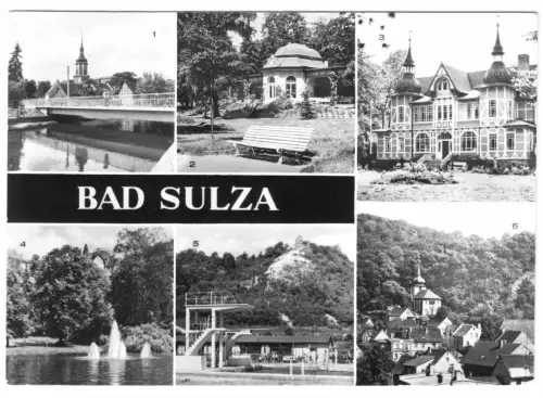 AK, Bad Sulza, sechs Abb., 1986