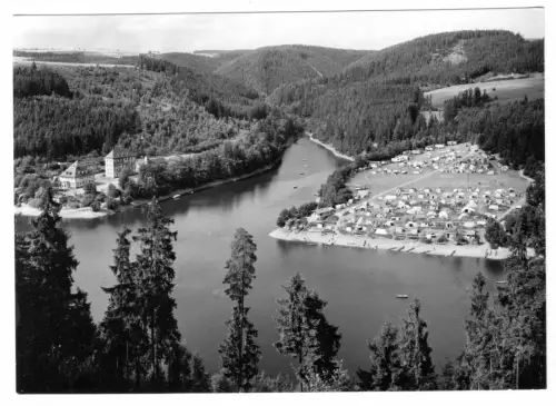 AK, Linkenmühle, Am Stausee der Hohenwartetalsperre, 1981