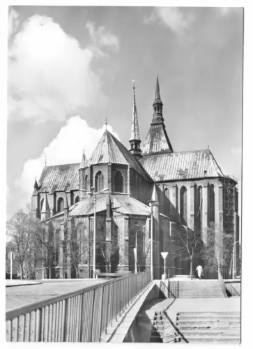 AK, Rostock, Kirche St. Marien, Ostseite, 1978