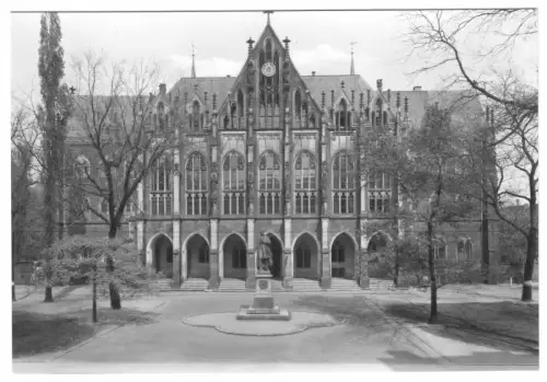 AK, Dresden, Kreuzschule, Aufnahme vor 1945, 1980