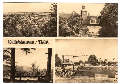 AK, Walterhausen Thür., vier Abb., 1970