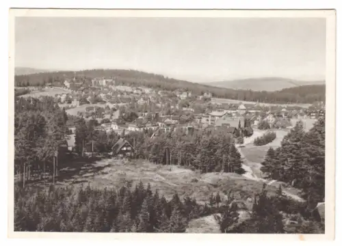 AK, Oberhof Thür., Panoramaansicht, 1949