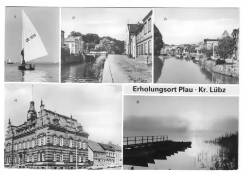AK, Plau Kr. Lübz, fünf Abb., 1984