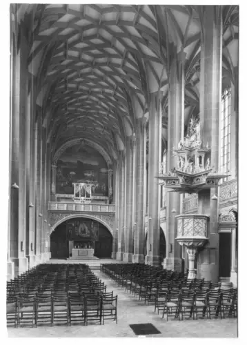 AK, Halle Saale, Marienkirche, Innenansicht, 1977