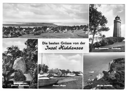 AK, Insel Hiddensee, fünf Abb., 1972