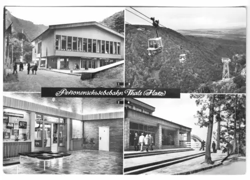 AK, Thale Harz, Personenschwebebahn, vier Abb., 1971