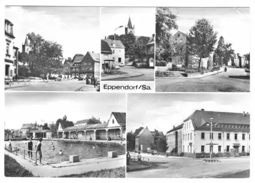 AK, Eppendorf Sa., fünf Abb., 1974