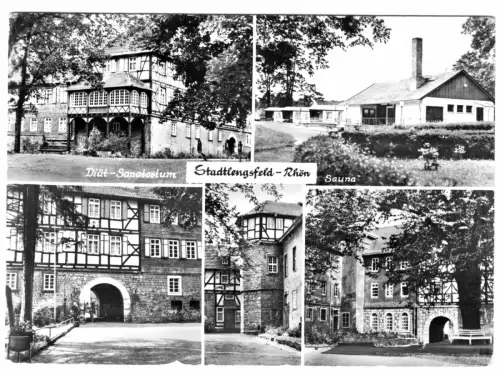 AK, Stadtlengsfeld Rhön, fünf Abb., 1982