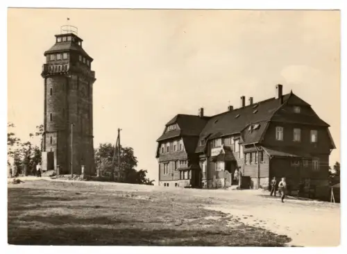 AK, Wildenthal Erzgeb., Gipfelbebauung des Auersbrges, 1968